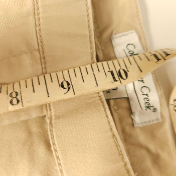 NWT Coldwater Creek Womens Petite 10 32x28 Beige Aspenwood Fit Bootcut Leg Pants - Picture 5 of 6